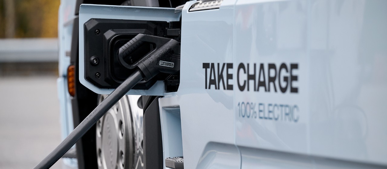 Carregamento de caminhão elétrico