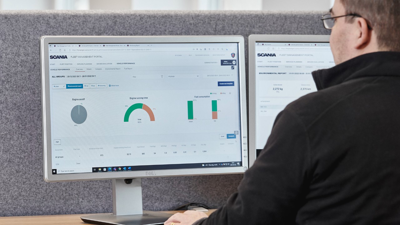 Scania Fleet Management -sovellus