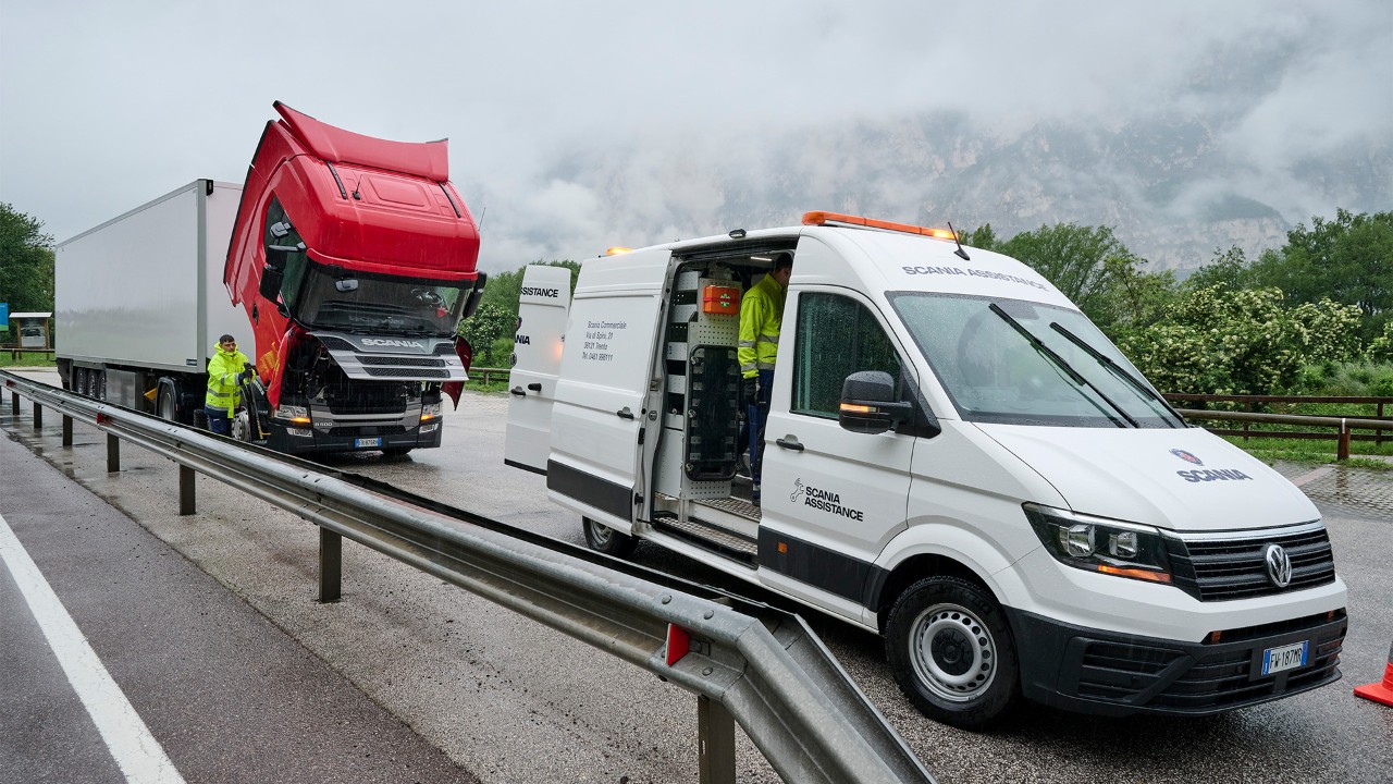 Scania Assistance – hätäapua kellon ympäri