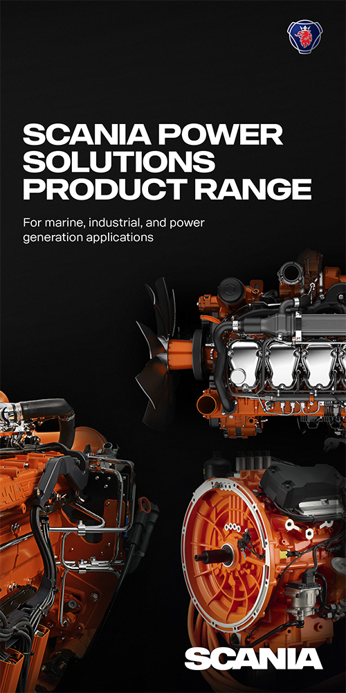 Scania power solutions product range