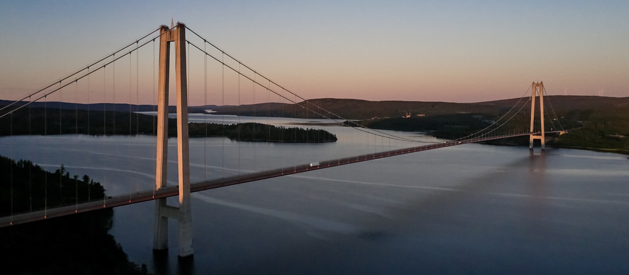 Bridge over water